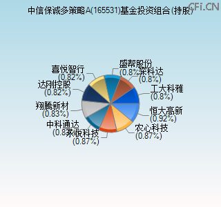 165531基金投资组合(持股)图