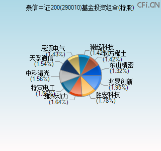 290010基金投资组合(持股)图