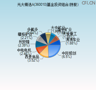 360010基金投资组合(持股)图 360010基金投资组合(持股)图
