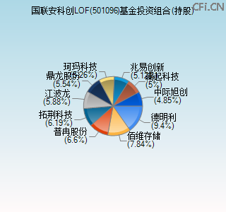 501096基金投资组合(持股)图