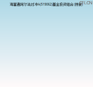 519062基金投资组合(持股)图