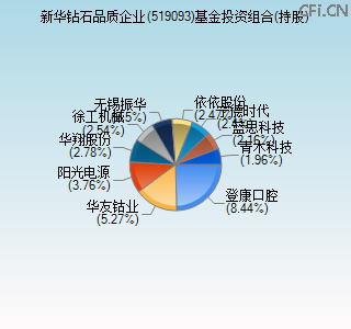 519093基金投资组合(持股)图