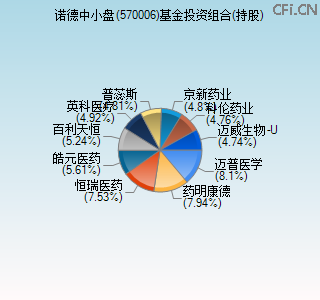 570006基金投资组合(持股)图