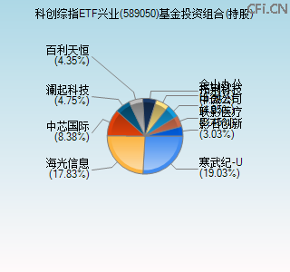 589050基金投资组合(持股)图