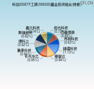 589200基金投资组合(持股)图
