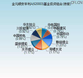 620003基金投资组合(持股)图