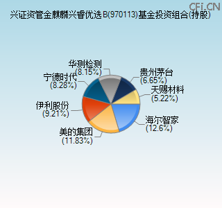 970113基金投资组合(持股)图