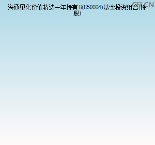 850004基金投资组合(持股)图 850004基金投资组合(持股)图