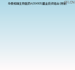 004905基金投资组合(持股)图 004905基金投资组合(持股)图